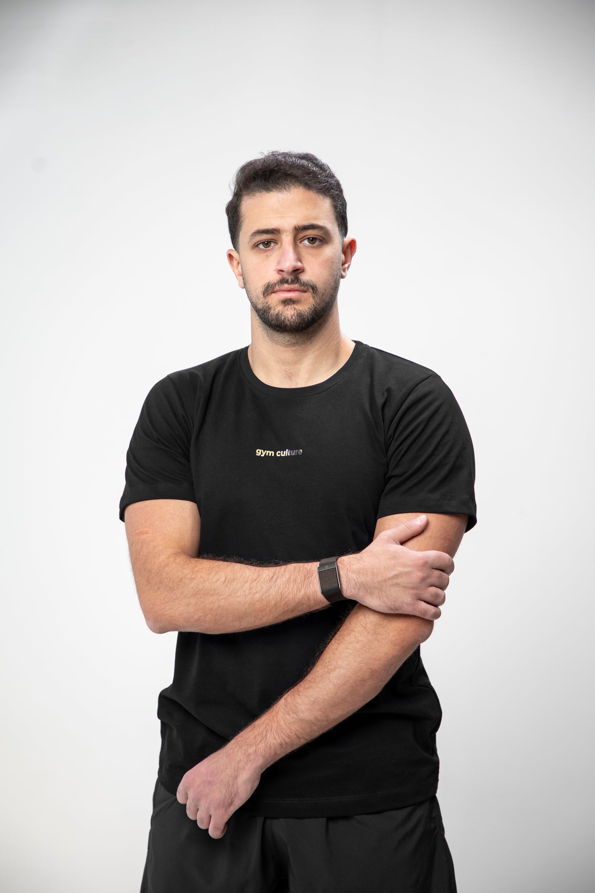 Men’s Hybrid T-Shirt - Army Black