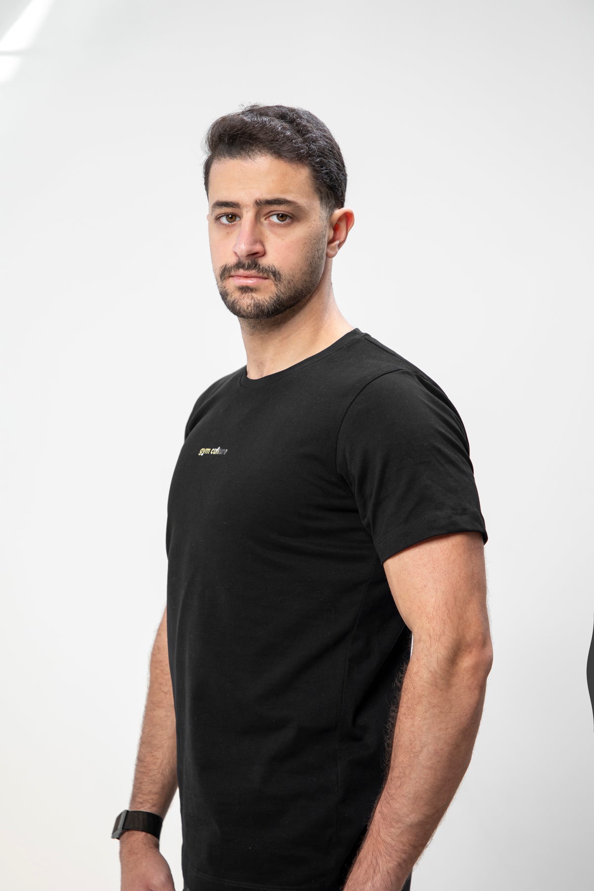 Men’s Hybrid T-Shirt - Army Black