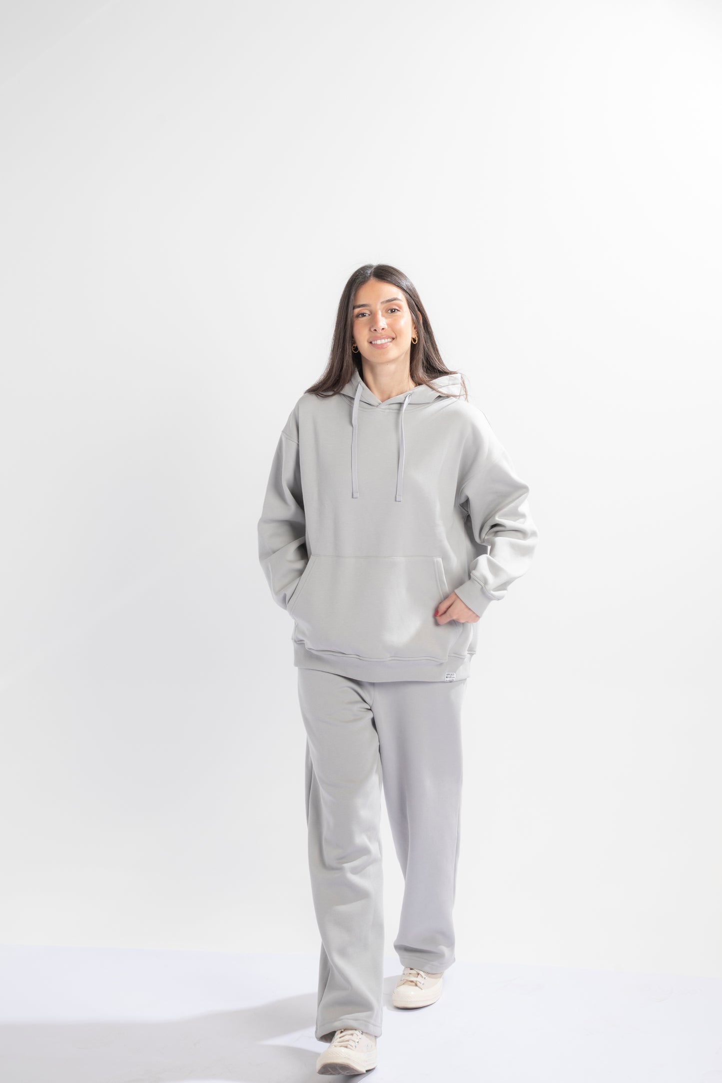 Unisex Essentials Hoodie - Light Grey
