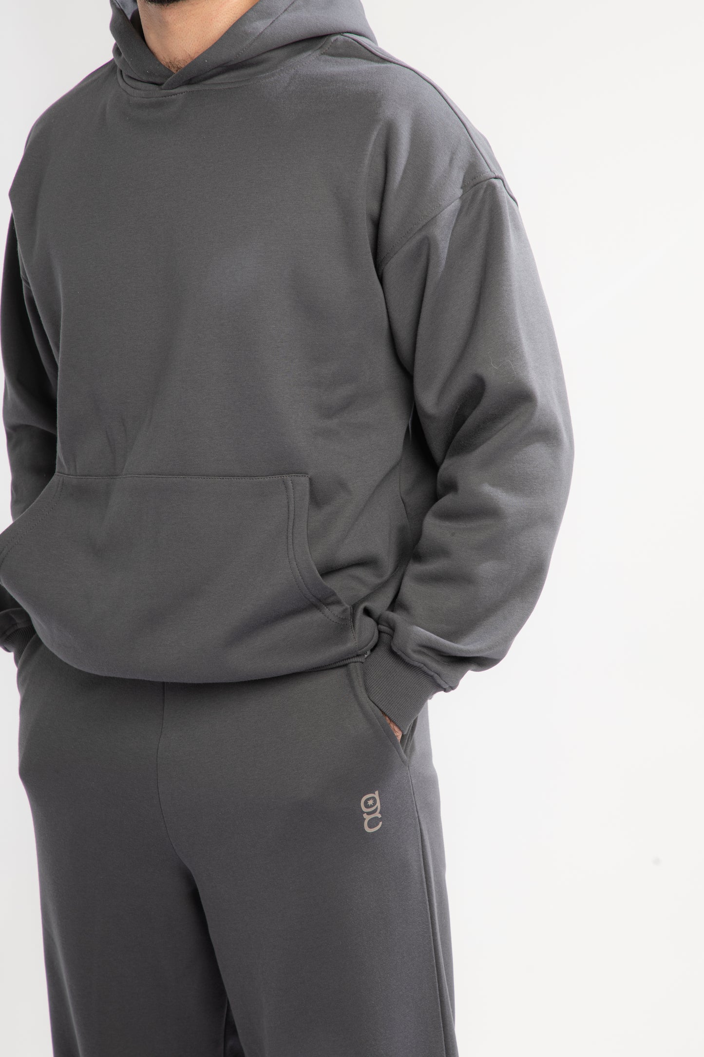 Unisex Essentials Hoodie - Dark Grey