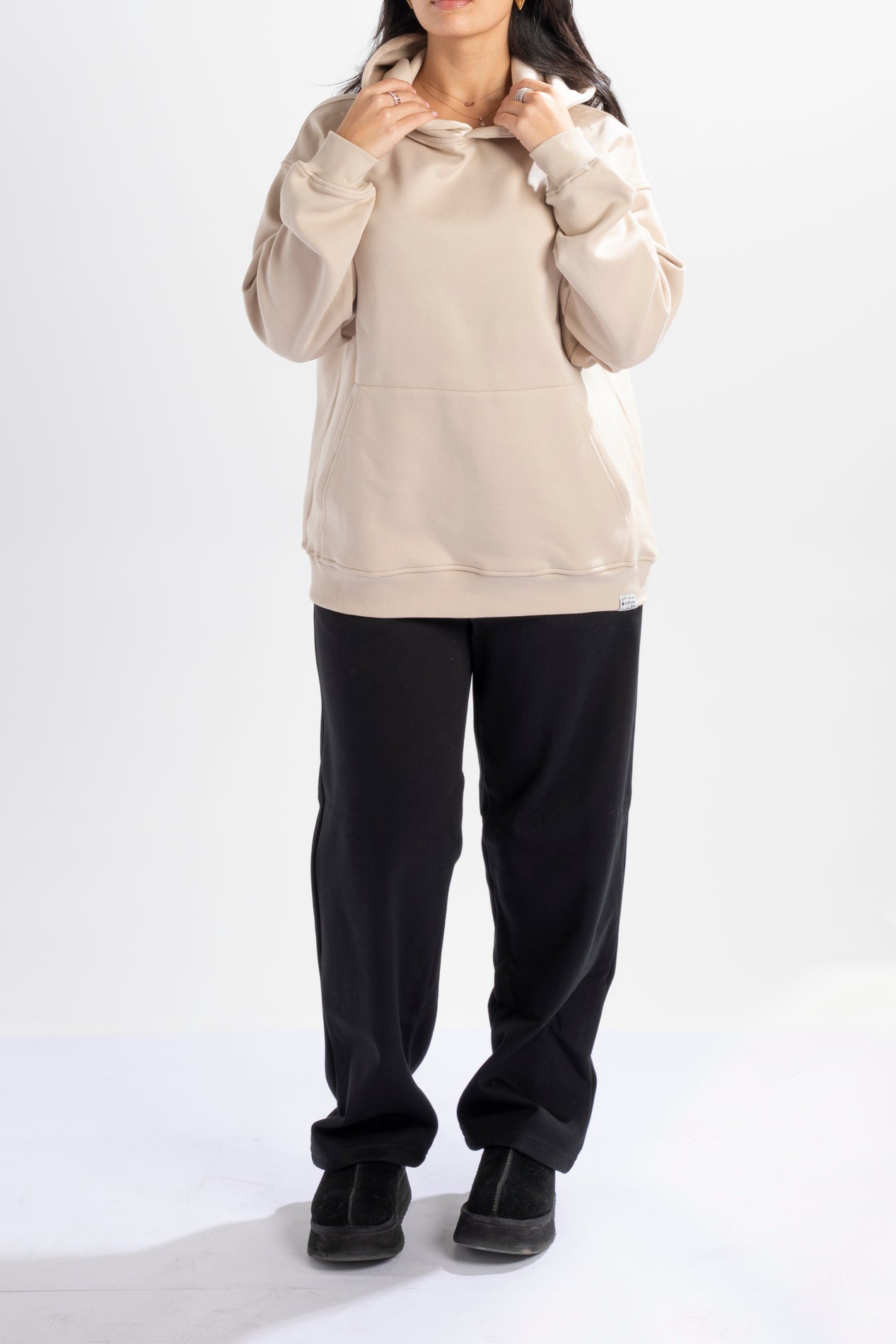 Unisex Essentials Hoodie - Beige